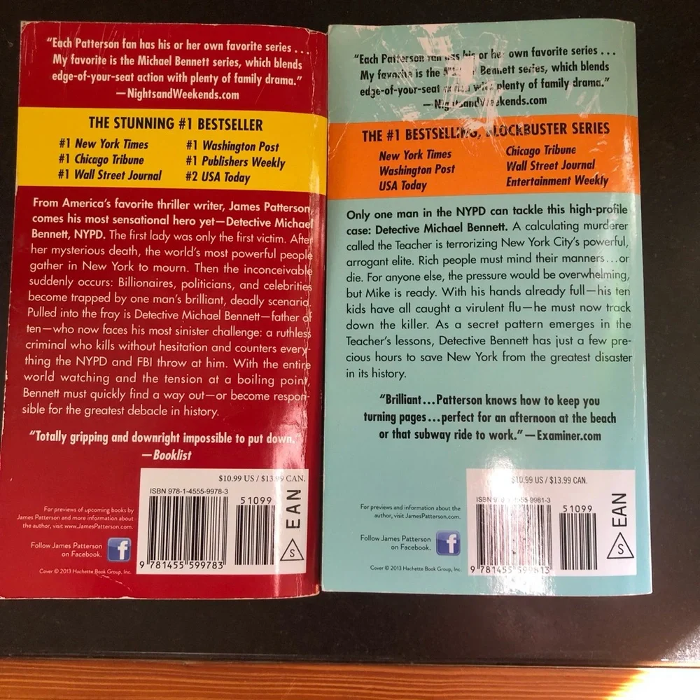 James Patterson - Michael Bennett Series, Book 1 and 2